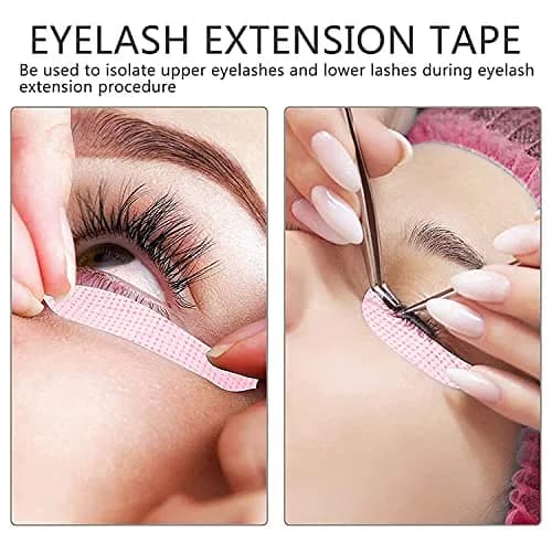 JASSINS 6 Rolls Eyelash Tape,Adhesive Fabric Tape,2 Color | Breathable, Safe & Easy to Tear thumbnail 7