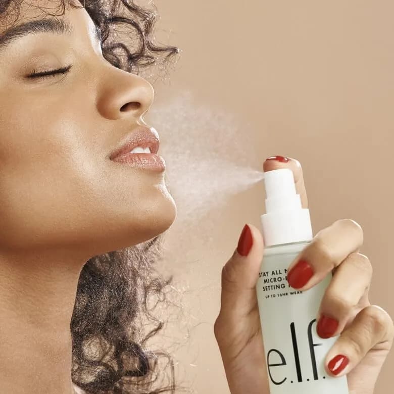 e.l.f. Stay All Night Micro-Fine Setting Mist 2.7 Fl Oz | Hydrating & Refreshing Makeup Spray for 16HR Wear thumbnail 3