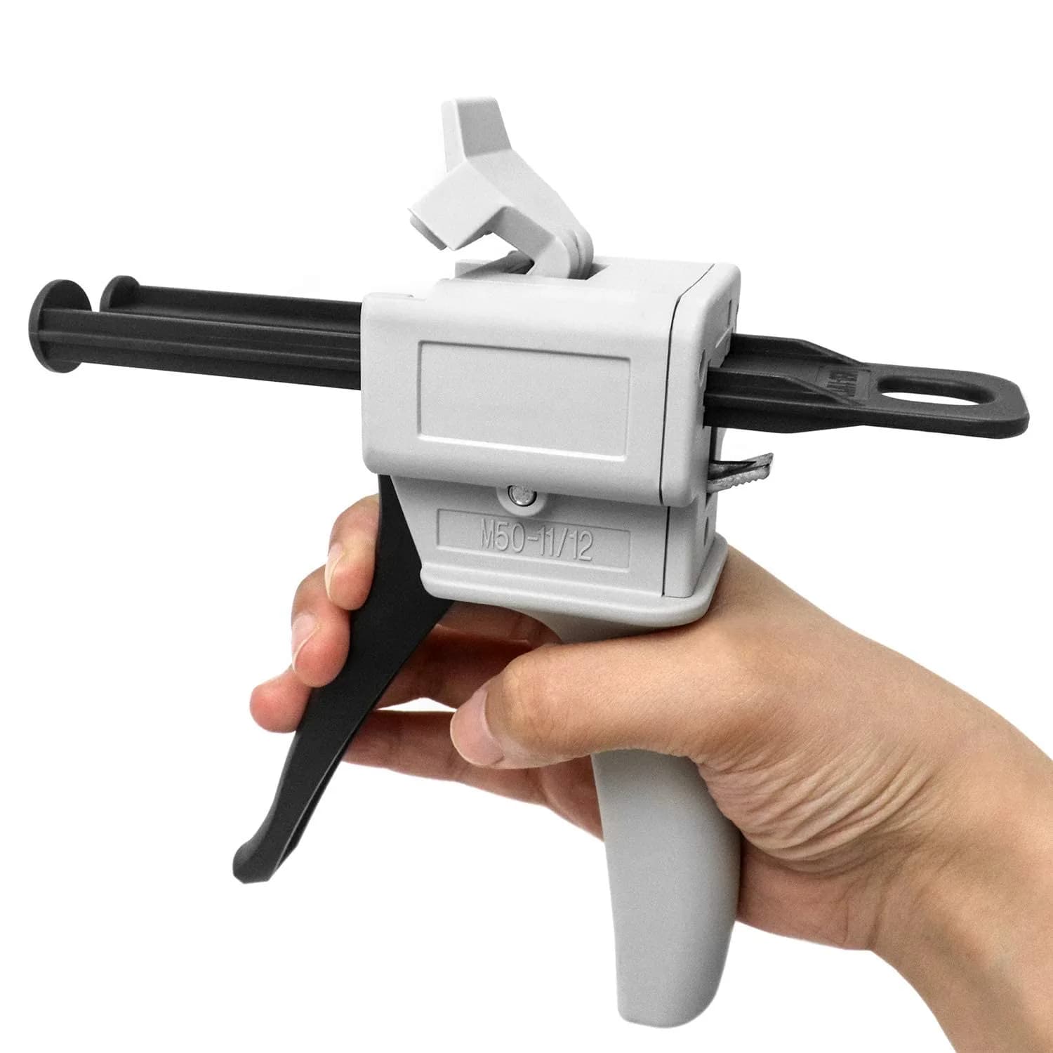QWORK 50ml Dual Cartridge Dispensing Gun | 1:1 & 1:2 Ratio Epoxy Applicator - view 3