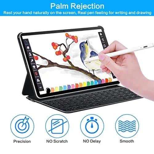 Yottn Stylus Pen for Apple iPad - Palm Rejection, Precise, Long Battery Life | Compatible with 2018-2026 iPad Models thumbnail 2