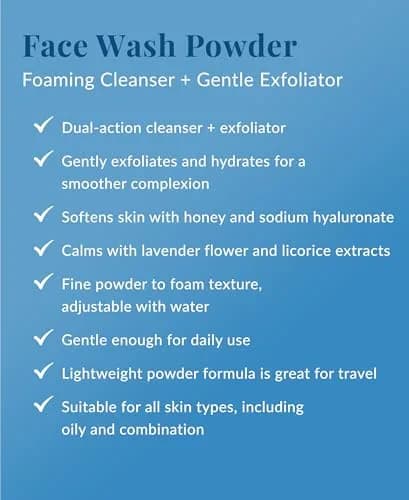 DHC Enzyme Exfoliating Powder Face Wash 2x50ml (1.7 Fl Oz) | Gentle Daily Cleanser for Smoother Skin thumbnail 2