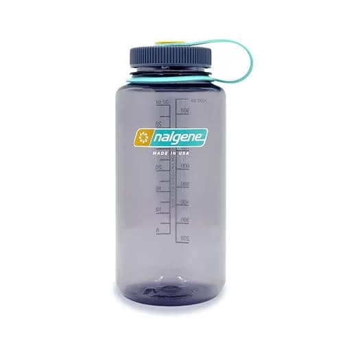 Nalgene 32 oz Wide Mouth Water Bottle, Aubergine | Heavy-Duty, Indestructible & Versatile thumbnail 1