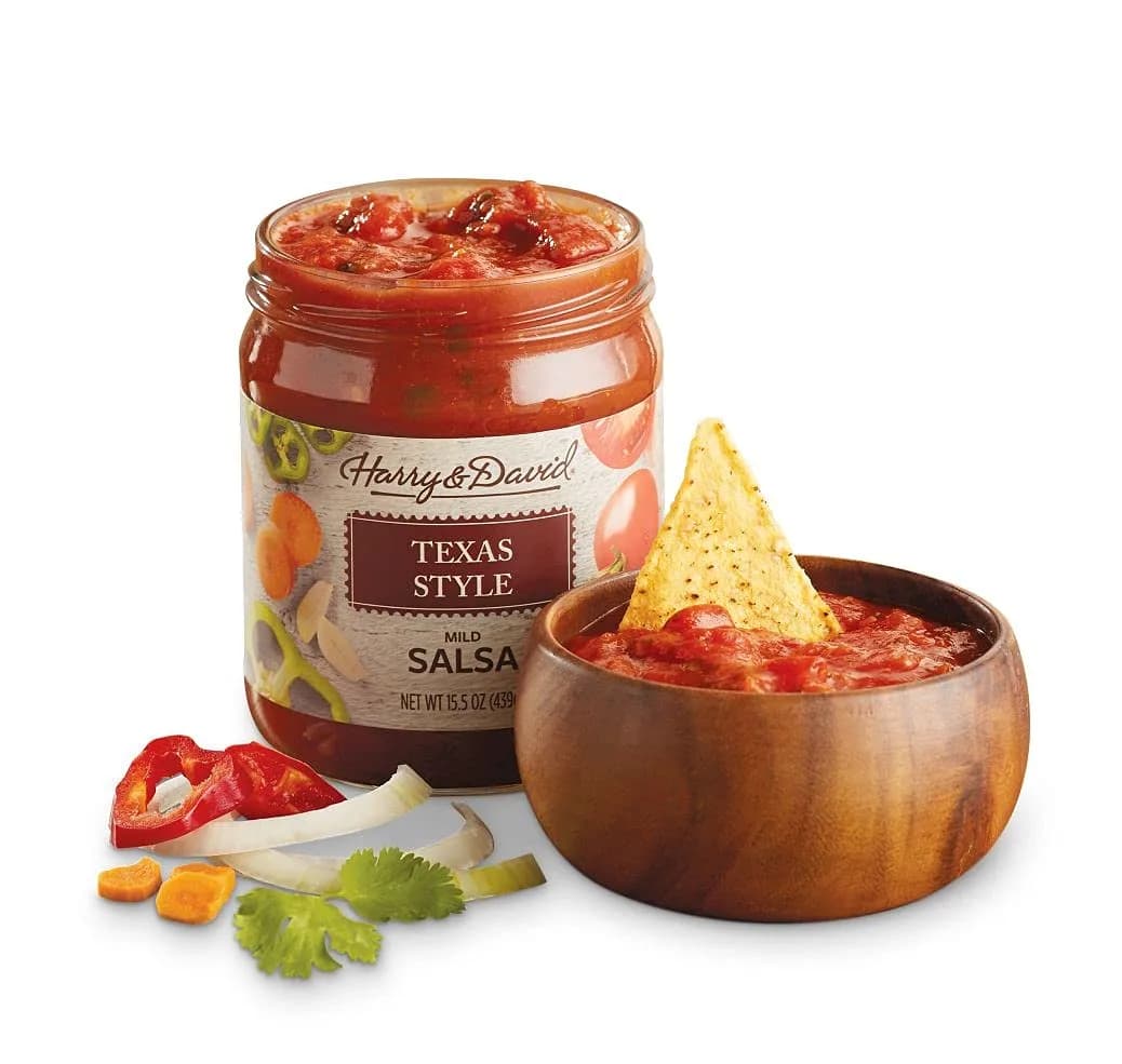 Harry & David Texas-Style Salsa 15.5Oz | Rich, Hearty Tex-Mex Flavor with Fresh Ingredients — Texas-Style