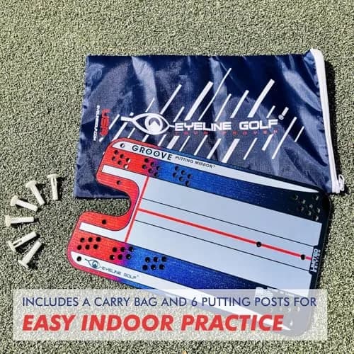 EyeLine Golf Putting Mirror, Alignment Training Aid for Consistent Setup, Indoor-Outdoor (Groove) thumbnail 5