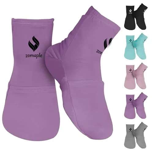 Zomaple Cold Therapy Socks with Gel Packs, Medium Purple | Targeted Relief for Neuropathy & Hot Feet thumbnail 1