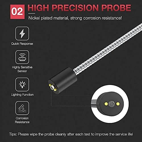 KINGBOLEN BF100 Brake Fluid Tester | Measures DOT3/DOT4/DOT5.1 Moisture Content thumbnail 3