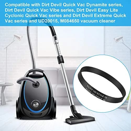 Honoson Vacuum Belt Style 15 | Compatible with Dirt Devil Series, Durable Rubber (70-120 chars) thumbnail 7
