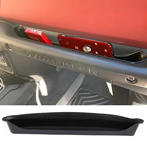 YOCTM GrabTray Interior Storage for Jeep Wrangler JL 2018-2023 | Extra Organizer for Co-pilot Bar thumbnail 1