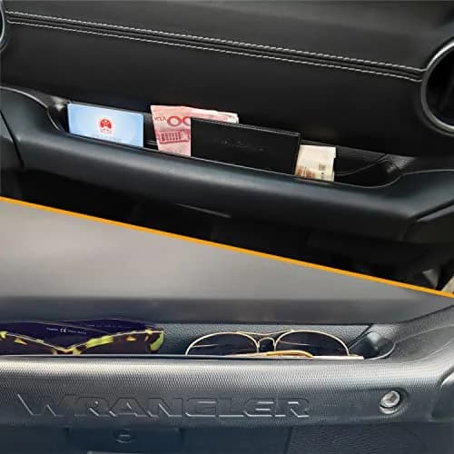 YOCTM GrabTray Interior Storage for Jeep Wrangler JL 2018-2023 | Extra Organizer for Co-pilot Bar thumbnail 6