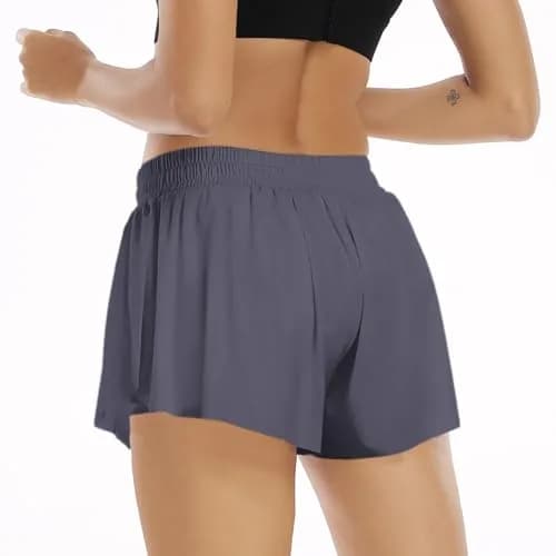 Wsirmet Butterfly Shorts for Women 2-in-1 Athletic Skorts with Pocket | High Waisted, Moisture-Wicking, Size Inclusive thumbnail 7