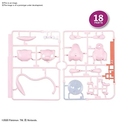 Bandai Hobby Pokémon Mew Quick!! Model Kit 18 Parts | Snap-Fit Plastic Assembly thumbnail 4