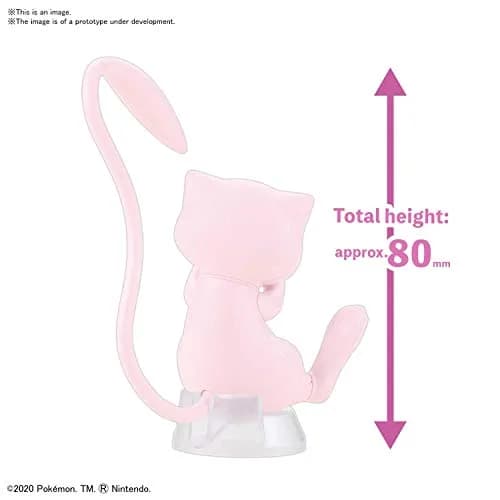 Bandai Hobby Pokémon Mew Quick!! Model Kit 18 Parts | Snap-Fit Plastic Assembly thumbnail 2