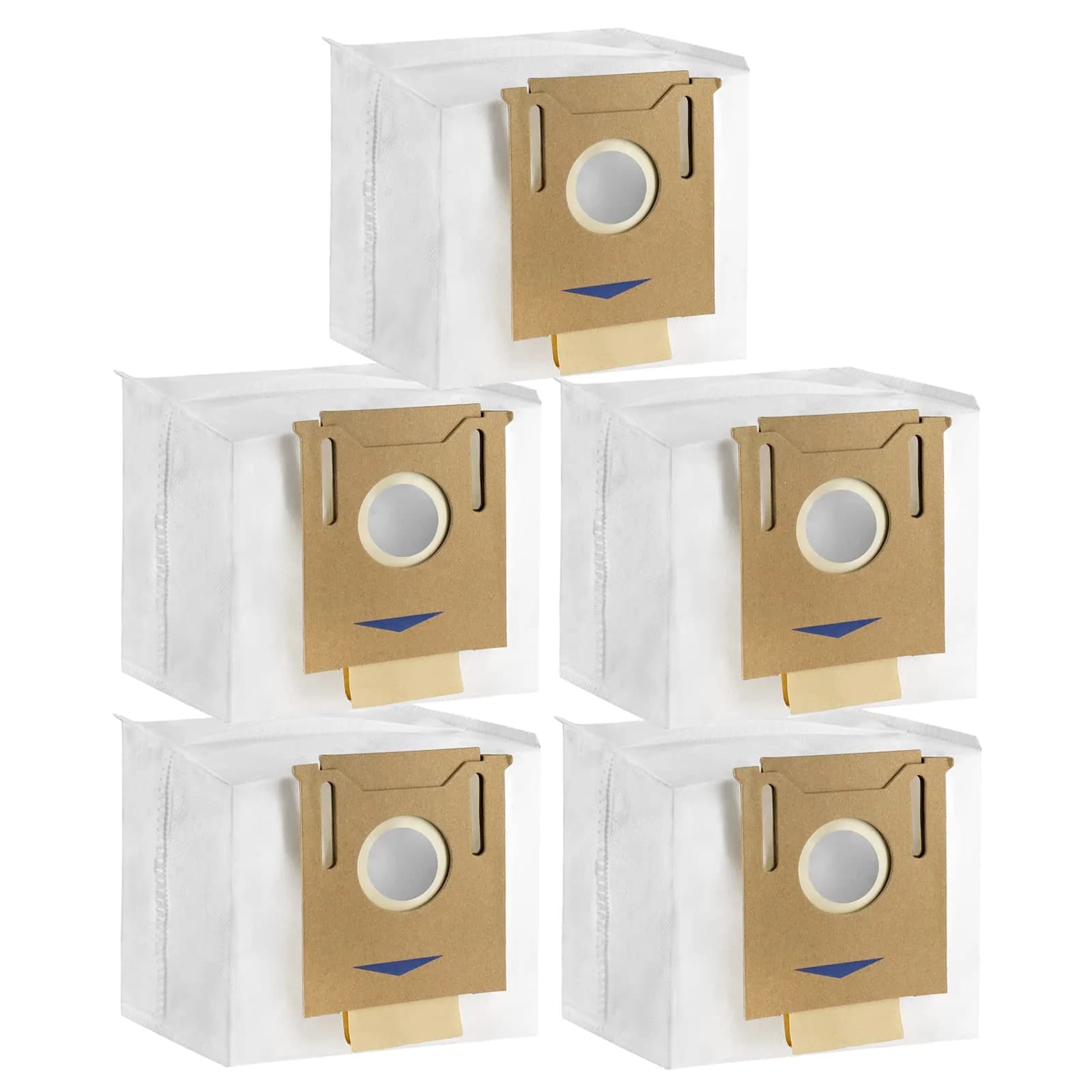 Chuancheng 5 Pack Dust Bags for ECOVACS T8 AIVI / T8 / N8 Pro Plus / N8 Pro / DX93 / DDX96 Vacuum Cleaner Parts | HEPA-Grade Filtration for Cleaner Air - main product image