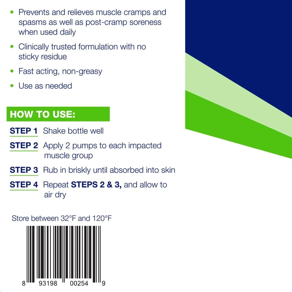Theraworx Relief for Muscle Cramps Foam 505ml (17.1 Fl Oz) | Clinically Trusted Fast-Acting Muscle & Leg Cramp Relief - view 7