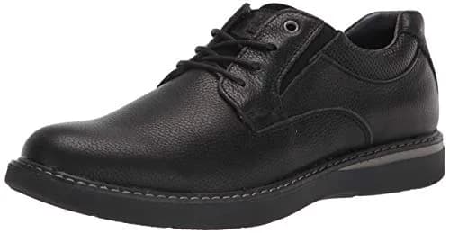 Nunn Bush Bayridge Plain Toe Oxford Black 12 M (D) | Classic Leather Dress Shoe for Men thumbnail 1