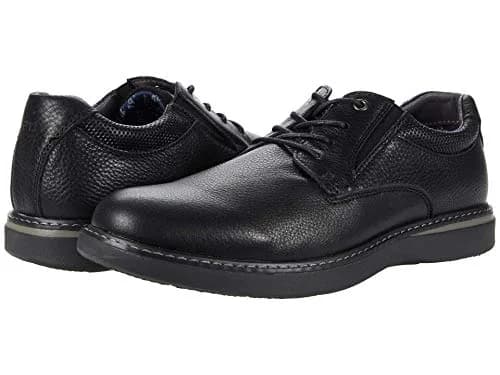 Nunn Bush Bayridge Plain Toe Oxford Black 12 M (D) | Classic Leather Dress Shoe for Men thumbnail 4