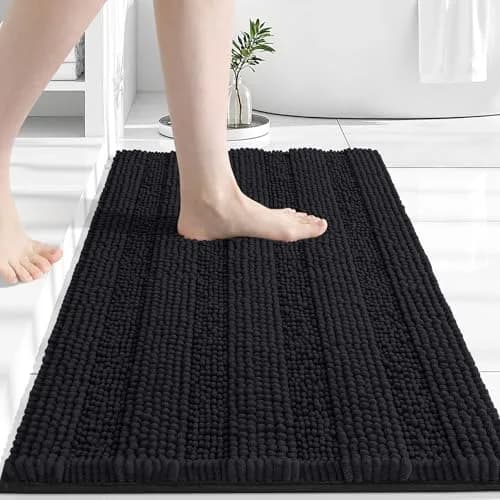 Grandaily Chenille Bathroom Rugs 30x20 | Soft Absorbent Bath Mat for Bathroom Comfort thumbnail 1