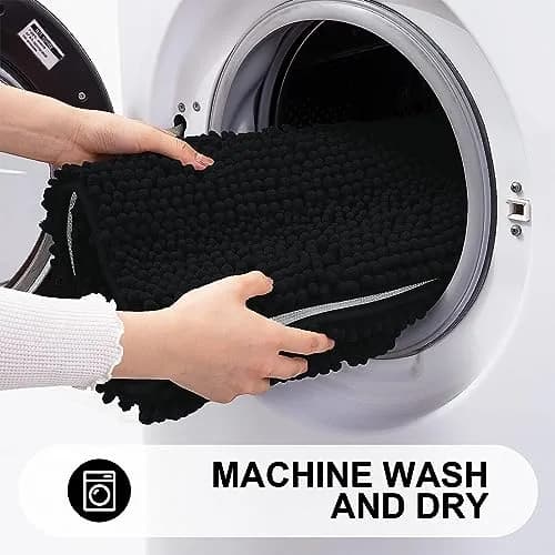 Grandaily Chenille Bathroom Rugs 30x20 | Soft Absorbent Bath Mat for Bathroom Comfort thumbnail 6