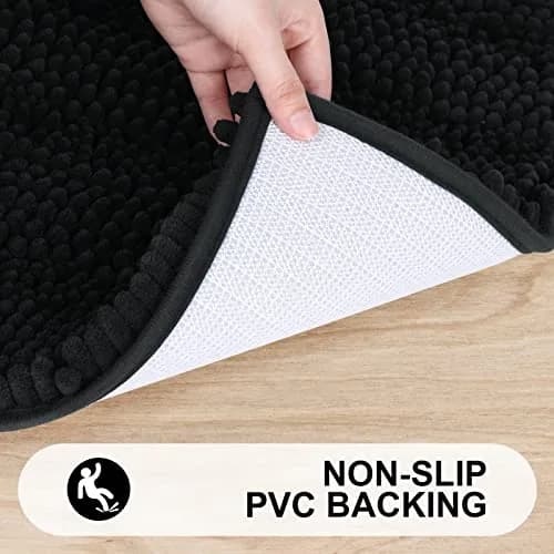 Grandaily Chenille Bathroom Rugs 30x20 | Soft Absorbent Bath Mat for Bathroom Comfort thumbnail 7