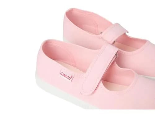 Cienta Kids Shoes 56000 Light Pink 1.5 Little Kid | Washable Canvas Mary Jane thumbnail 8