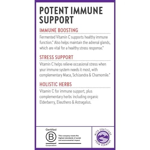 New Chapter Immune Defense, Vitamin C + Elderberry, 30 Count | Supports Immune Function & Stress Response thumbnail 8