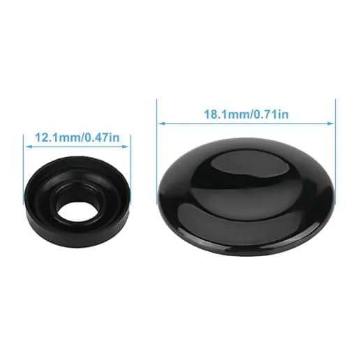 SecosAutoparts Navigation Button Joystick Console Center Button Cover 8K0998068 for Audi A4-S8 (2004-2015) | Direct Fit Replacement thumbnail 2
