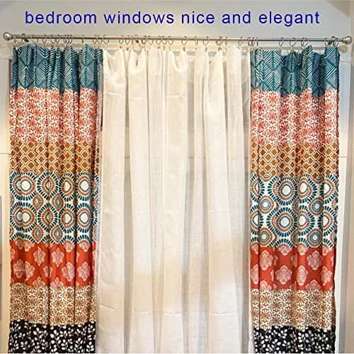 LLPJS Curtain Rings with Clips 1.5 inch ID | Gold 60 Pack for Elegant Drapery (70-120 chars) thumbnail 7