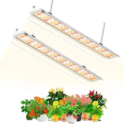 SZHLUX Grow Light 4FT 140W | Full Spectrum Indoor Plant Light, Linkable, 4 Connected Max, 2-Year Warranty thumbnail 1