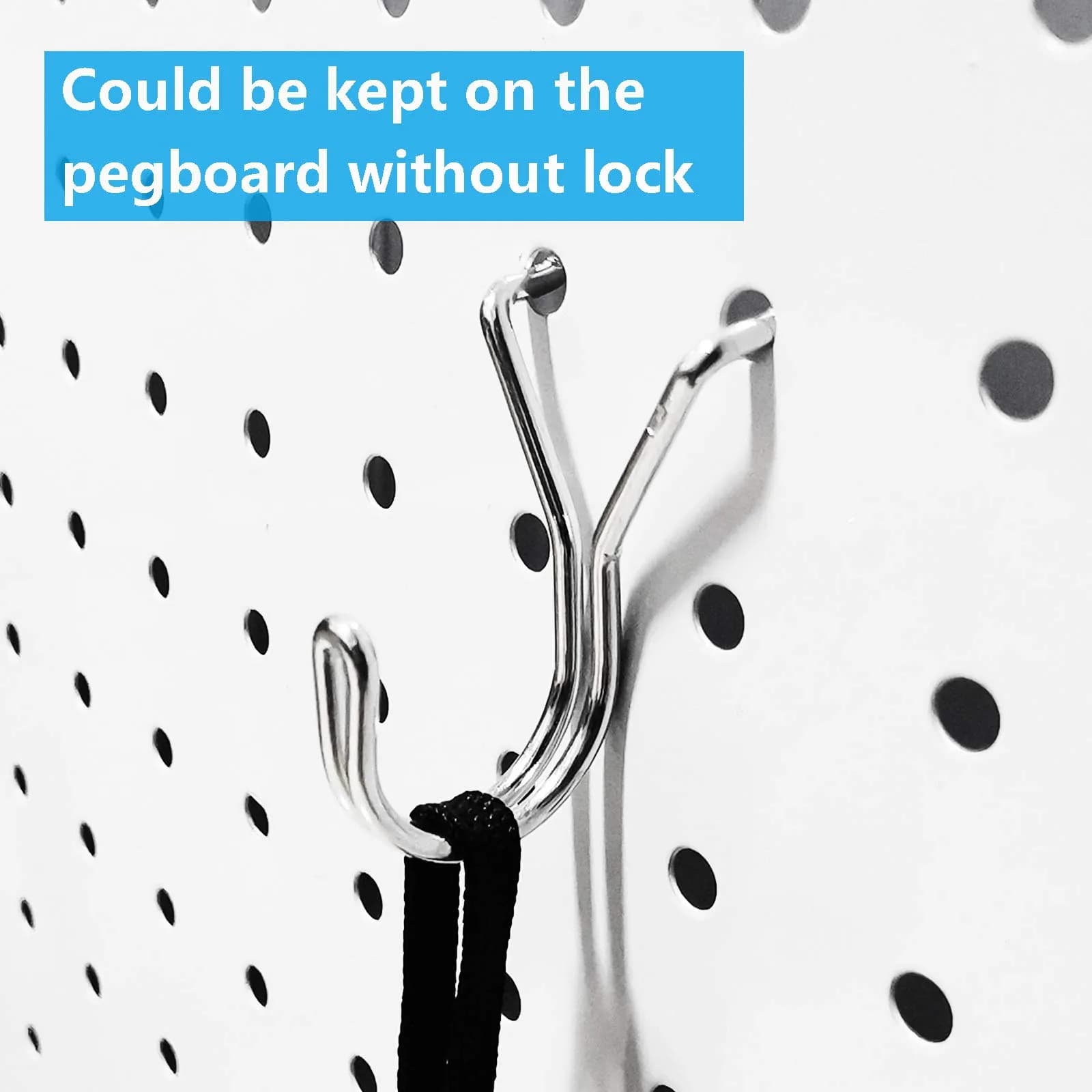 FRIMOONY 188-Piece Pegboard Hook and Accessory Set with Bins and Locks | 1.56 kg (3.44 lb) - view 5