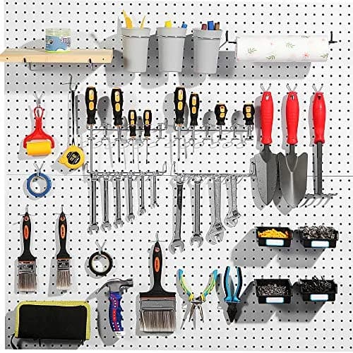 FRIMOONY 188-Piece Pegboard Hook and Accessory Set with Bins and Locks | 1.56 kg (3.44 lb) thumbnail 7