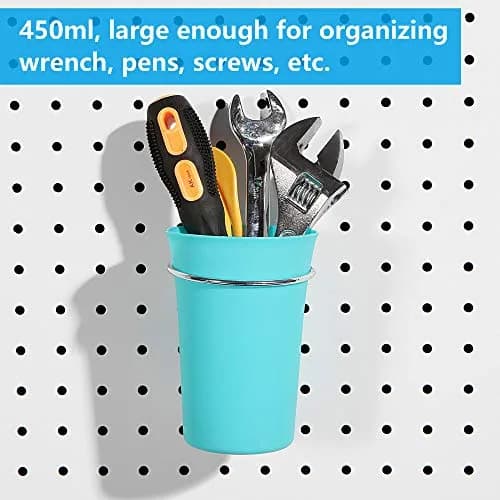 FRIMOONY Pegboard Hooks with Bins & Locks, 204 PCS (80 Locks) | Organize Tools & Supplies thumbnail 6