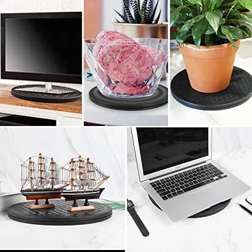 ZELARMAN Heavy Duty Rotating Garden Swivel Stand 12 inch (30.48 cm) | Smooth 360° Rotation for Bonsai & Potted Plants thumbnail 6