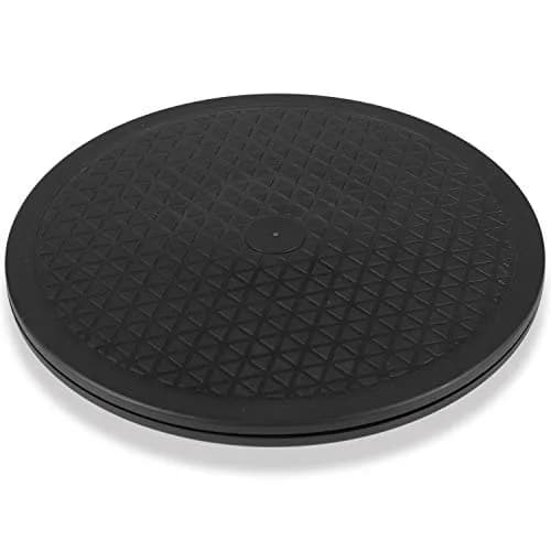 ZELARMAN Heavy Duty Rotating Garden Swivel Stand 12 inch (30.48 cm) | Smooth 360° Rotation for Bonsai & Potted Plants thumbnail 1