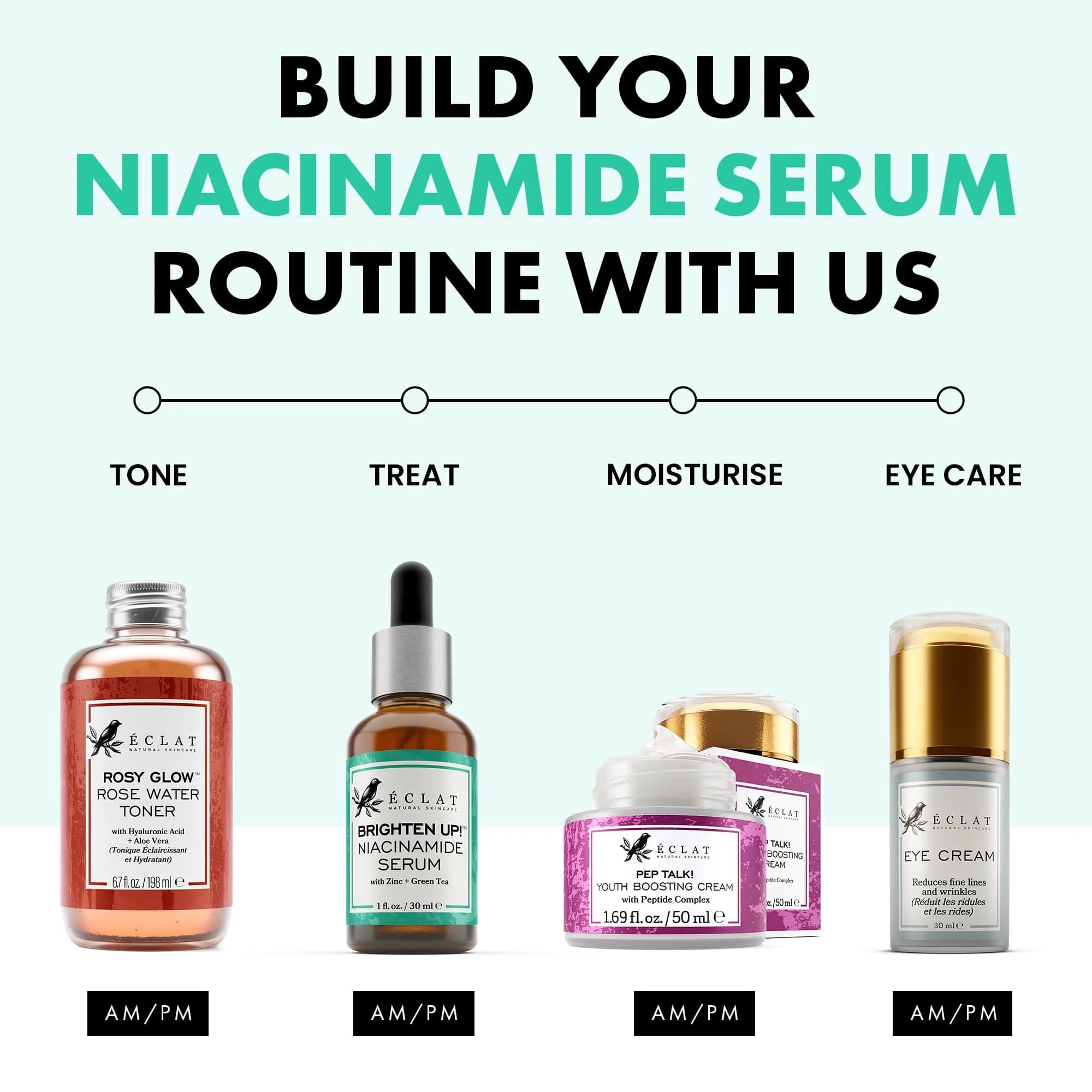 Eclat Skincare Clarifying Niacinamide Serum 30ml (1 Fl Oz) | Brightens Skin Tone & Minimizes Pores - view 6