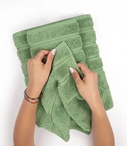 American Soft Linen 100% Cotton Turkish Towels - 6 Piece Set | Luxurious, Absorbent & Quick-Dry thumbnail 6