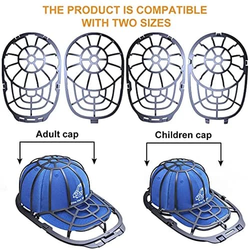 Eiito Hat Washer for Washing Machine, 2 Pack Hats Cleaner | Durable, Fits Adult & Kids Hats, Dishwasher & Portable Use thumbnail 2