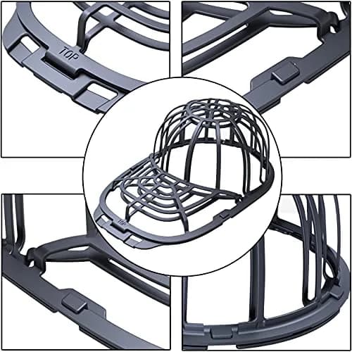 Eiito Hat Washer for Washing Machine, 2 Pack Hats Cleaner | Durable, Fits Adult & Kids Hats, Dishwasher & Portable Use thumbnail 3