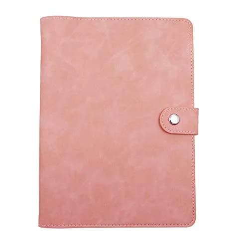 tutata A5 PU Leather Notebook Binder Pink 18.3 cm (7.2 in) | Refillable 6-Ring Cover for A5 Filler Paper thumbnail 5