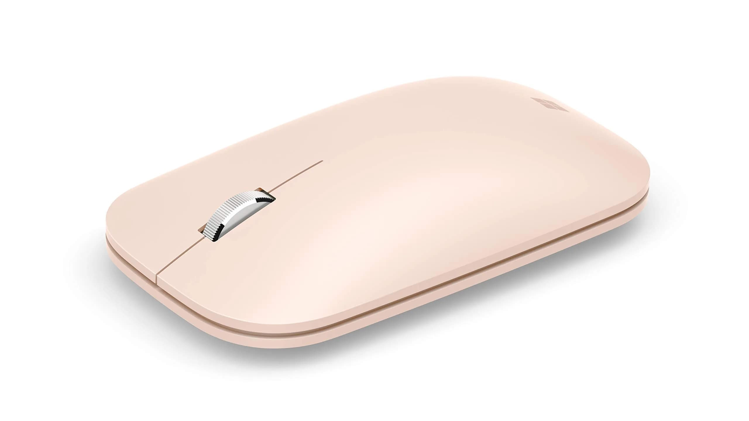 Microsoft Bluetooth Surface Mobile Mouse - Sandstone | Ambidextrous Ergonomic Design thumbnail 1