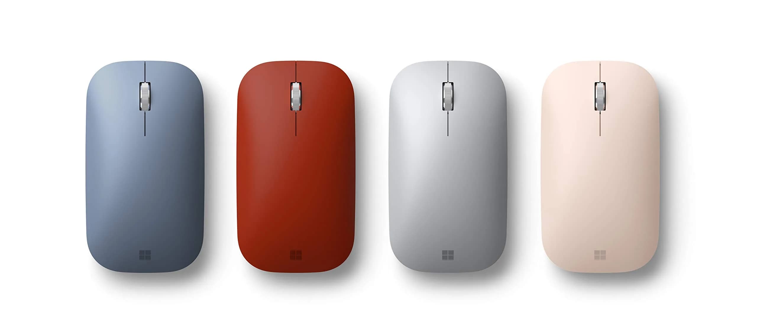 Microsoft Bluetooth Surface Mobile Mouse - Sandstone | Ambidextrous Ergonomic Design thumbnail 3