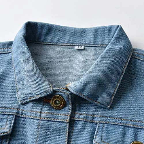 CM C&M WODRO Baby Denim Jacket Blue 3-4T | Stylish Toddler Outerwear thumbnail 3