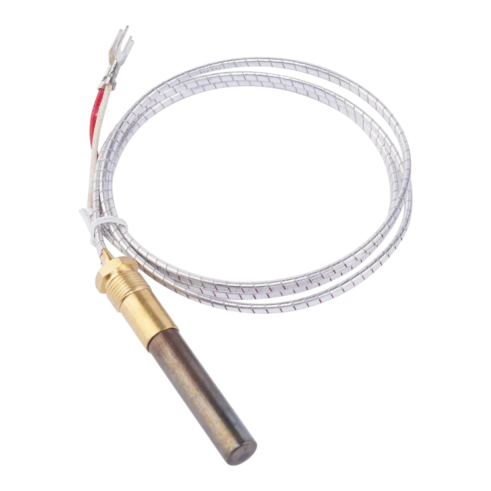ChangTa Gas Fryer Thermopile Thermocouple 2-Wire Replacement for Imperial Elite Frymaster Dean Pitco and Italian FAGE Gas Pizza Oven | Corrosion-Resistant, Long Service Life