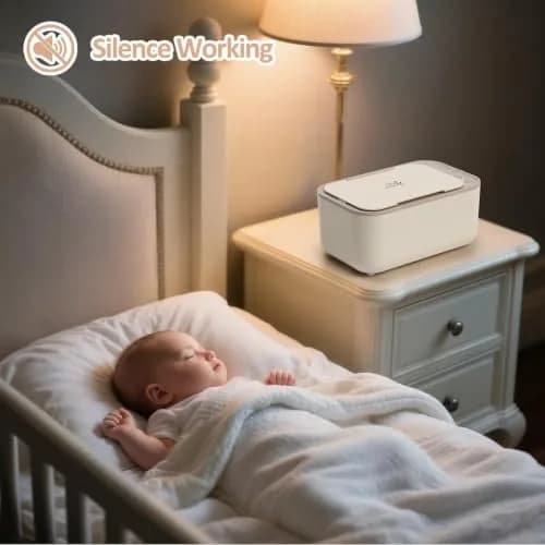 Chefhandy Yellow Baby Wipe Warmer with Surround Heating & 3 Heat Settings | Large Capacity for 100 Wipes thumbnail 6