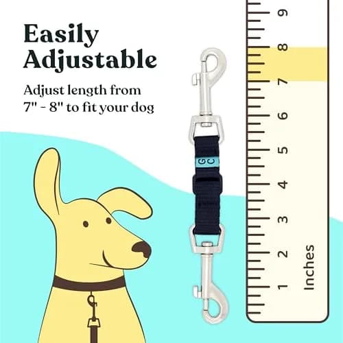 Gentle Creatures Collar Companion Adjustable Dog Safety Backup Clip | Secure, Durable & Adjustable (7-8 inches) thumbnail 3