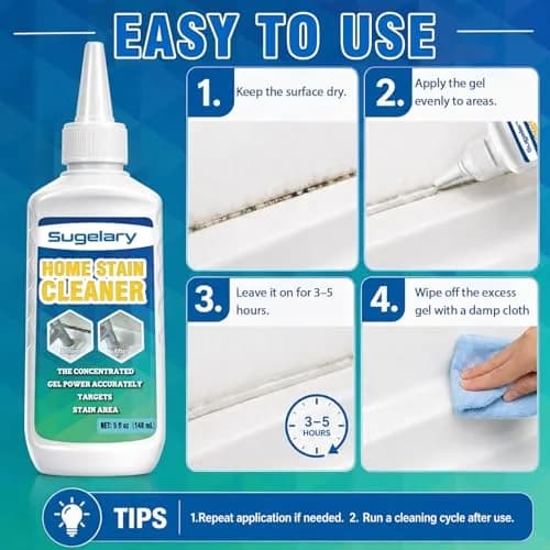 Sugelary Mold Stain Cleaner Gel 148ml (5 Fl Oz) | Tough on Mold, Easy Application thumbnail 4