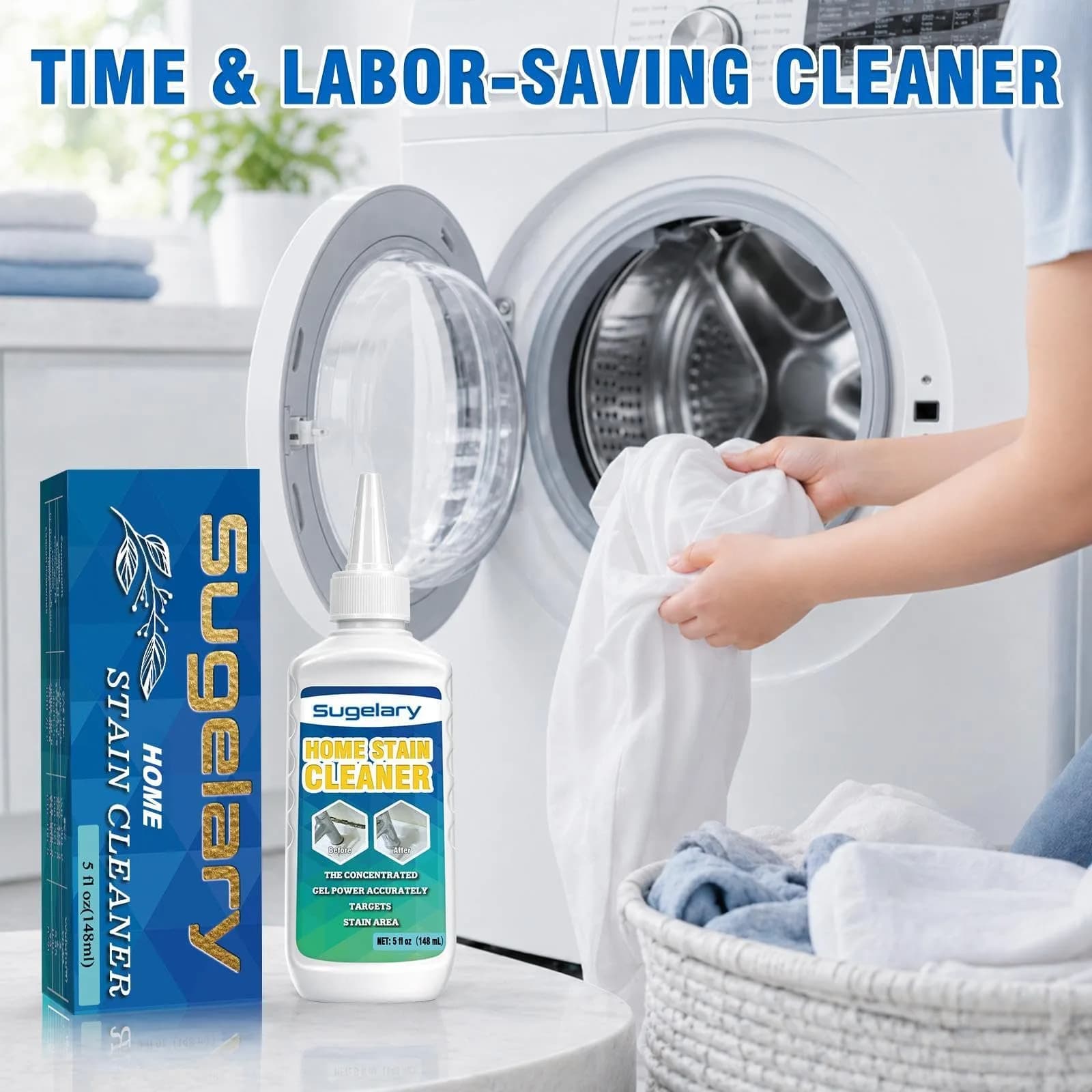 Sugelary Mold Stain Cleaner Gel 148ml (5 Fl Oz) | Tough on Mold, Easy Application - view 7