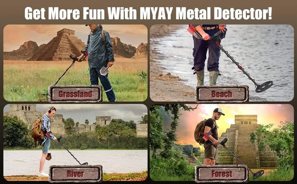 MIYAY Professional Metal Detector for Adults with LCD Display & 5 Modes | 10-inch Waterproof Search Coil & 2.1 kg thumbnail 7