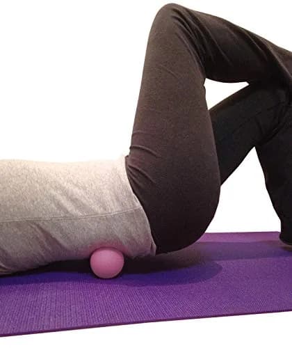 Kieba Massage Lacrosse Balls 2.5 inch (6.35 cm) Pink & Purple | Trigger Point Therapy & Myofascial Release thumbnail 2
