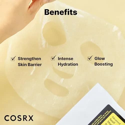 COSRX Snail Mucin Sheet Mask 10 EA with Snail Mucin Serum | Hydrating & Nourishing thumbnail 5