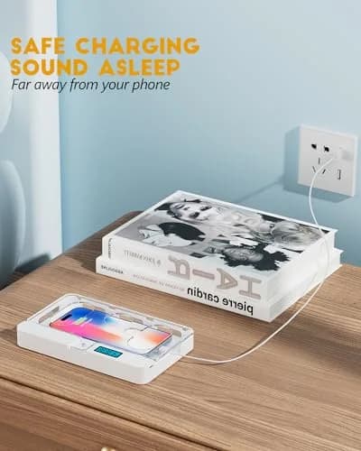 IDISKK Auto Timer Lock Box for Smartphones | 19.1 cm x 12 cm x 2.4 cm thumbnail 4